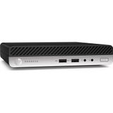 HP ProDesk 400 G5 Intel® Core™ i3 i3-9100T 8 GB DDR4-SDRAM 256 GB SSD Windows 10 Pro Mini PC Zwart