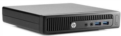 HP 260 G1 Intel® Core™ i3 i3-4030U 4 GB DDR3-SDRAM 500 GB HDD Windows 7 Professional Mini PC Zwart