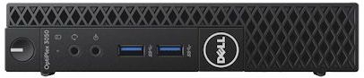 DELL OptiPlex 3050 Intel® Core™ i5 i5-7500T 4 GB DDR4-SDRAM 128 GB SSD Windows 10 Pro Mini PC Zwart