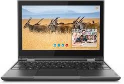 Lenovo 300e Chromebook 29,5 cm (11.6") Touchscreen HD MediaTek MT8173C 4 GB LPDDR3-SDRAM 32 GB eMMC Wi-Fi 5 (802.11ac) ChromeOS Zwart
