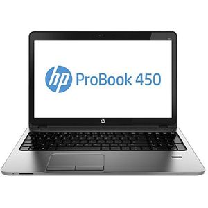 HP ProBook 450 G1 Laptop 39,6 cm (15.6") Intel® Core™ i5 i5-4200M 4 GB DDR3-SDRAM 128 GB SSD Wi-Fi 4 (802.11n) Windows 7 Professional Zwart, Zilver