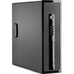 HP ProDesk 400 G1 Small Form Factor PC (ENERGY STAR) Intel® Core™ i5 i5-4570 4 GB DDR3-SDRAM 500 GB HDD Windows 7 Professional SFF Zwart