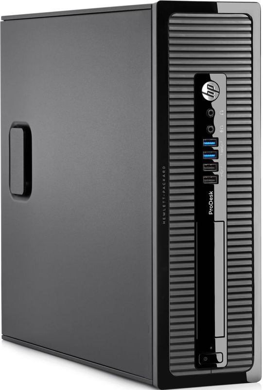 HP ProDesk 400 G1 Small Form Factor PC (ENERGY STAR) Intel® Core™ i5 i5-4570 4 GB DDR3-SDRAM 500 GB HDD Windows 7 Professional SFF Zwart
