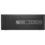 HP ProDesk 400 G3 SFF-dator (ENERGY STAR) Intel® Pentium® G G4400 4 GB DDR4-SDRAM 500 GB HDD Windows 7 Professional PC Zwart