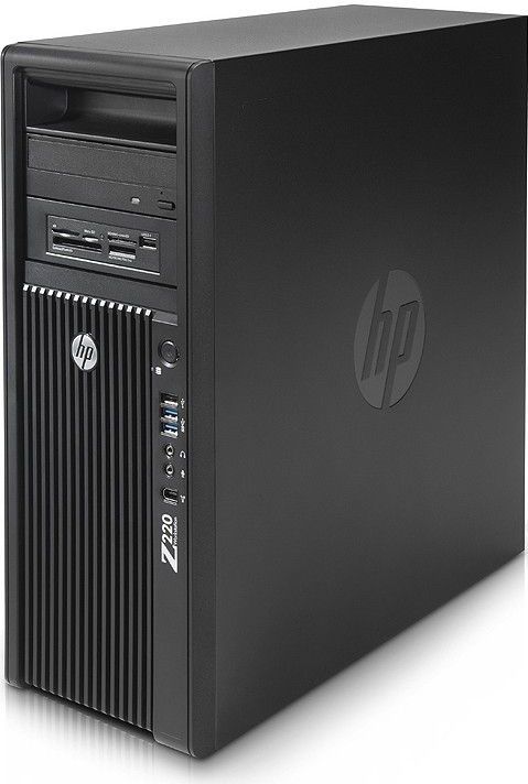 HP Z220 Intel® Core™ i3 i3-3240 4 GB DDR3-SDRAM Windows 7 Professional Minitower Workstation Zwart