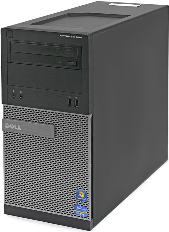 DELL OptiPlex 390 SF Intel® Core™ i3 i3-2120 2 GB DDR3-SDRAM 250 GB Windows 7 Professional SFF PC Zwart