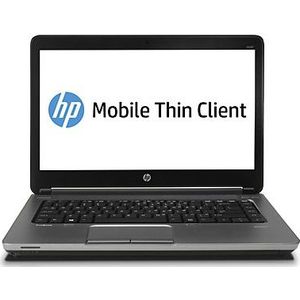 HP Mobile Thin Client mt41 AMD A4 A4-5150M Mobiele thin client 35,6 cm (14") 4 GB DDR3-SDRAM 16 GB SSD Wi-Fi 4 (802.11n) Windows Embedded Standard Zilver