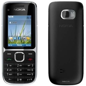 Nokia C2-01 | 11cm x 4,70cm x 1,50cm, 89 gram, 450u, 8u, 3.2-MP