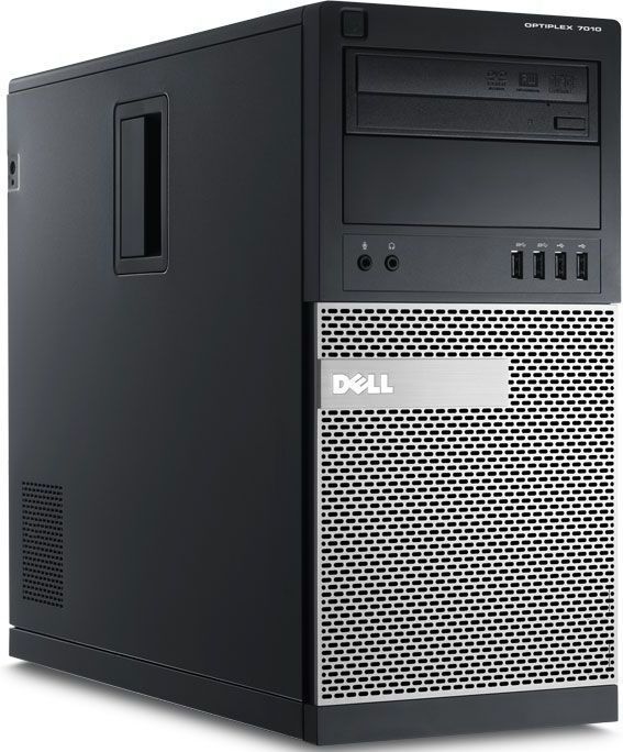DELL OptiPlex 7010 Intel® Core™ i5 i5-3470 4 GB DDR3-SDRAM 500 GB HDD AMD Radeon HD 7470 Windows 7 Professional Desktop PC Zwart, Zilver