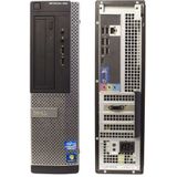 DELL OptiPlex 990 DT Intel® Core™ i5 i5-2400 4 GB DDR3-SDRAM 500 GB Windows 7 Professional Desktop PC Zwart, Zilver