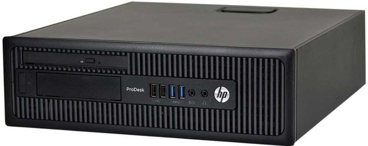 HP ProDesk 600 G1 Intel® Core™ i5 i5-4570 4 GB DDR3-SDRAM 500 GB HDD Windows 8 Pro SFF PC Zwart