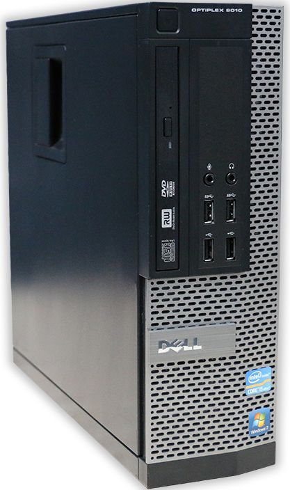 DELL OptiPlex 9010 Intel® Core™ i5 i5-3470 8 GB DDR3-SDRAM 500 GB HDD AMD Radeon HD 7470 Windows 7 Professional SFF PC Zwart, Zilver