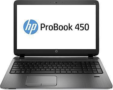 HP ProBook 450 G2 Laptop 39,6 cm (15.6") Intel® Core™ i5 i5-4210U 4 GB DDR3L-SDRAM 500 GB HDD Wi-Fi 4 (802.11n) Windows 7 Professional Zilver