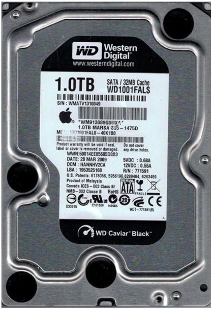 Western Digital Black - Interne harde schijf 3.5" - 1 TB (009)