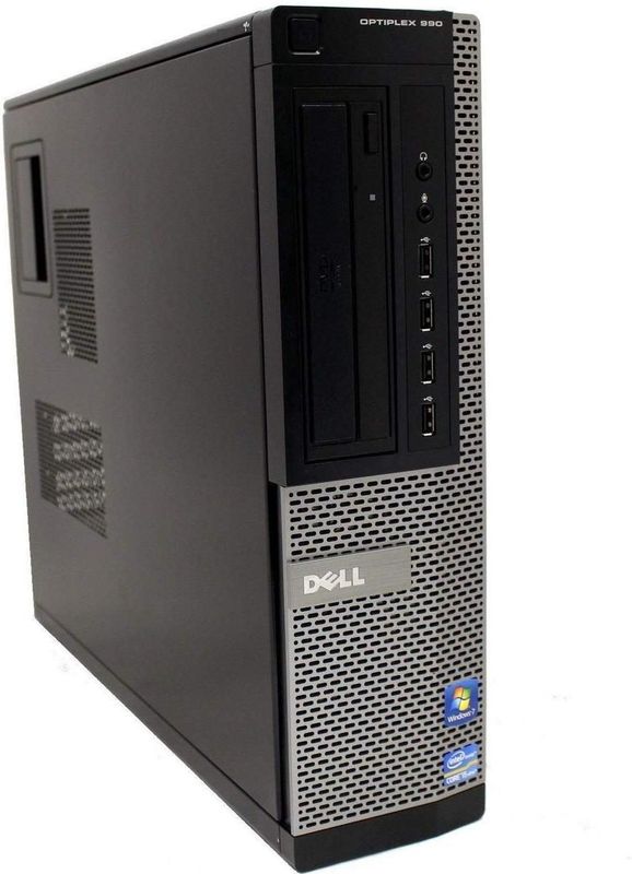 DELL OptiPlex 990 MT Intel® Core™ i5 i5-2400 4 GB DDR3-SDRAM 500 GB Windows 7 Professional Mini Tower PC Zwart, Zilver