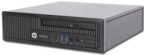HP EliteDesk 800 G1 Intel® Core™ i5 i5-4590S 4 GB DDR3-SDRAM 500 GB HDD Windows 7 Professional SFF PC Zwart
