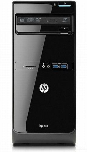 HP Pro 3500 Intel® Pentium® G640 2 GB DDR3-SDRAM 500 GB HDD Windows 7 Professional Micro Tower PC Zwart