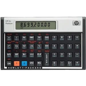 REKENMACHINE HP-12C PLAT-INT FINANCIEEL FR,NL