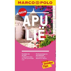 Marco Polo NL Reisgids Apulie / Puglia -inclusief Plattegrond
