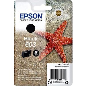 INKTCARTRIDGE EPSON 603 T03U1 ZWART
