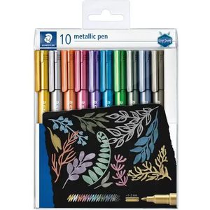 GELPEN STAEDTLER METALLIC ETUI Ã  10