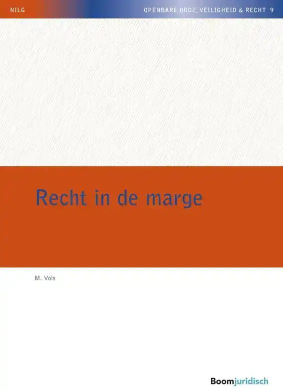 Recht in de Marge - Michel Vols - Boek - Analyse van Openbare-Orde-Recht