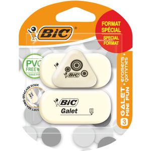 GUM BIC GALET PVC VRIJ 3 FORMATEN -GUMMEN 951482