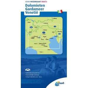 ANWB*WEGENKAART ITALIE 3. DOLOMIETEN/GARDAMEER/VENETIE