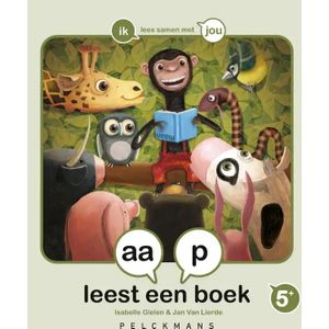 AAP LEEST EEN BOEK
