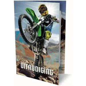 UITNODIGING MOTORCROSS 9X14CM