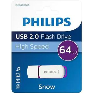 Philips - Snow - USB-stick - 64GB - Leessnelheid 25MB/s