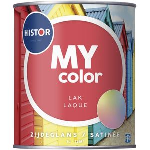 Histor MY color Lak - Zijdeglans 1 liter Kleur - Aflakken