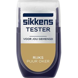 Sikkens RIJKS kleuren tester - RIJKS Puur Oker 30 ml 1 Stuk - Muurverf