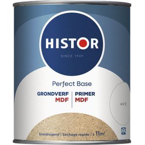 Histor Perfect Base Grondverf MDF - Wit 750 ml - Grondverf & Primer