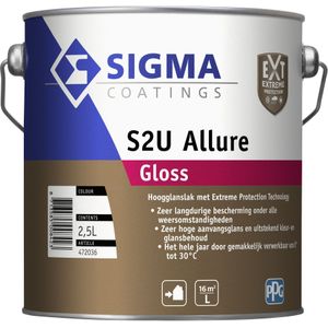 Sigma - S2U Allure Gloss - Hoogglanslak - Wit - 2,5 Liter
