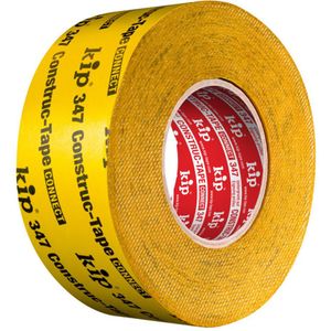 Kip Construc-tape - 347 Geel - 60 mm Rol - Tape
