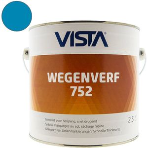 Vista Wegenverf 752 - Blauw 2,5 liter - Aflakken