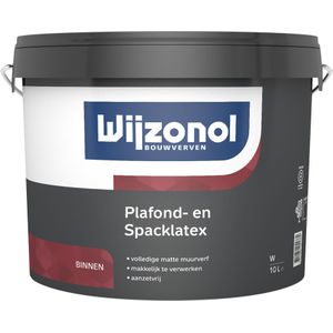 Wijzonol - Spacklatex - Muurverf - Wit - 2,5 Liter