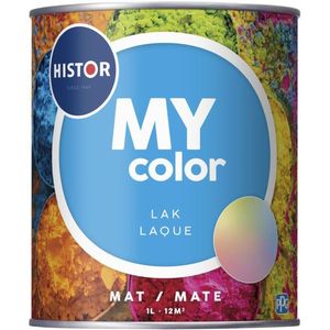 Histor My color Lak - Mat 1 liter 100% Wit - Aflakken