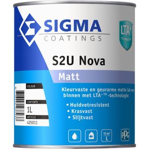 Sigma - S2U Nova Matt - Lakverf - Donkere Kleur - 2,5 Liter