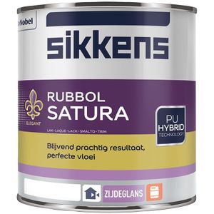 Sikkens - Rubbol Satura - Lakverf - Donker - 1 Liter - Zijdeglans