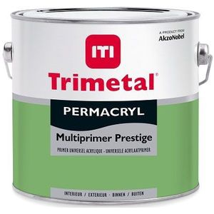 Trimetal Permacryl Multi Primer Prestige 2,5 Liter Donkere kleur - Grondverf & Primer