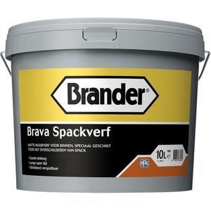Brander Brava Spackverf - 10 Liter 10 liter Kleur - Muurverf
