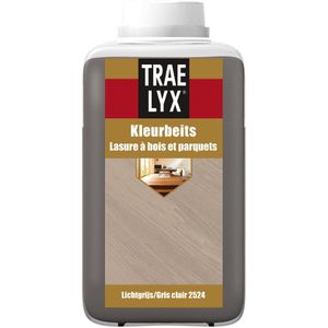 Trae-Lyx Kleurbeits - Lichtgrijs 1 Liter - Transparante Lak & Olie