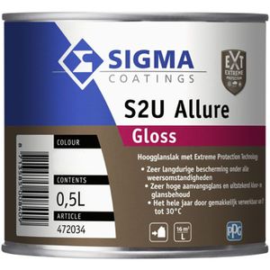 Sigma S2U Allure Gloss - Lakverf - Hoogglans - Buiten - Polyurethaan-Alkydhars