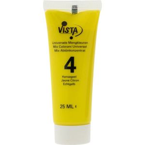Vista Universele Mengkleur - 4 Echt Geel 25 ml - Overige Producten