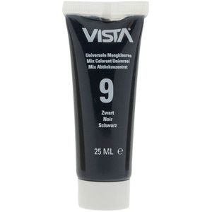 Vista Universele Mengkleur - 9 Zwart 25 ml - Overige Producten