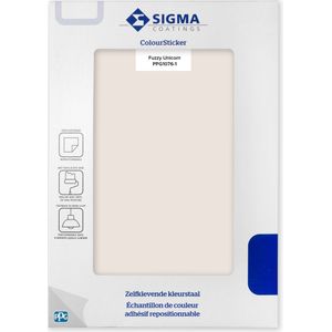 Sigma Colour Sticker - 1076-1 Fuzzy Unicorn 1 Stuk - Overige Producten