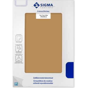 Sigma Colour Sticker - 1091-6 Tan Your Hide 1 Stuk - Overige Producten