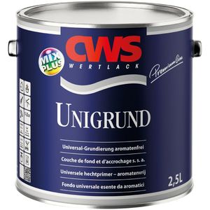 CWS Unigrund Bunt Multiprimer - Zwart 1 Liter - Grondverf & Primer